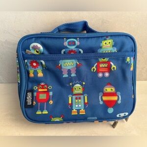 Wildkin Kid's Insulated Lunch Box with Robots - Pre Owned